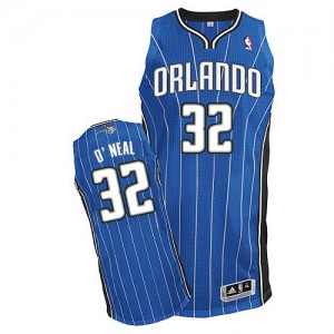 Maillot NBA Authentic Shaquille O'Neal #32 Orlando Magic Road Bleu royal - Enfants