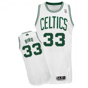 Maillot NBA Authentic Larry Bird #33 Boston Celtics Home Blanc - Enfants