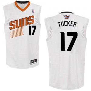 Maillot Authentic Phoenix Suns NBA Home Blanc - #17 PJ Tucker - Homme