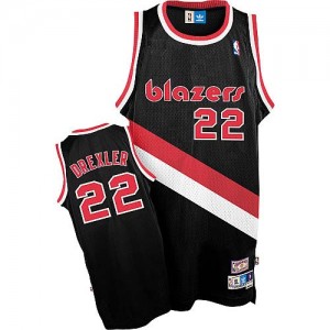 Portland Trail Blazers #22 Adidas Throwback Noir Authentic Maillot d'équipe de NBA Le meilleur cadeau - Clyde Drexler pour Homme