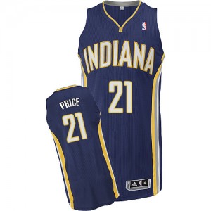 Maillot Authentic Indiana Pacers NBA Road Bleu marin - #21 A.J. Price - Homme