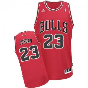 Maillot Swingman Chicago Bulls NBA Road Rouge - #23 Michael Jordan - Homme