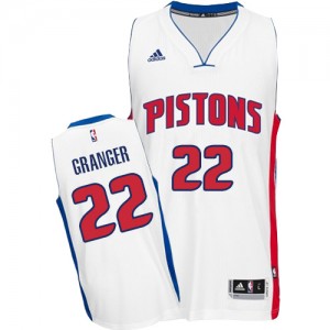 Maillot NBA Swingman Danny Granger #22 Detroit Pistons Home Blanc - Homme