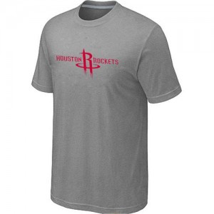 Houston Rockets Big & Tall Gris T-Shirts d'équipe de NBA Vente pas cher - pour Homme