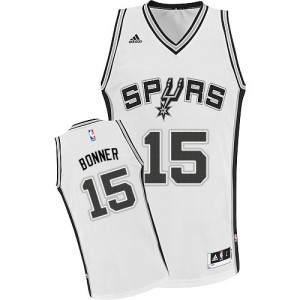 Maillot Swingman San Antonio Spurs NBA Home Blanc - #15 Matt Bonner - Homme