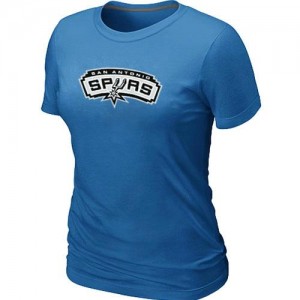 T-shirt principal de logo San Antonio Spurs NBA Big & Tall Bleu clair - Femme