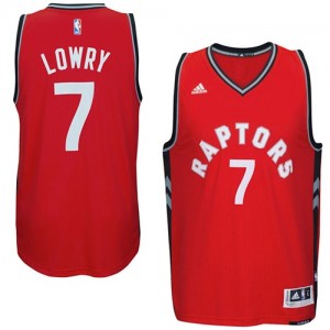 Maillot Authentic Toronto Raptors NBA climacool Rouge - #7 Kyle Lowry - Homme