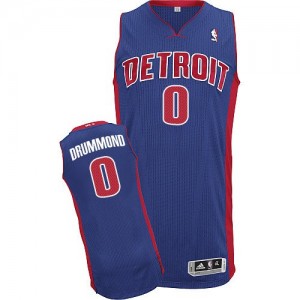 Maillot Authentic Detroit Pistons NBA Road Bleu royal - #0 Andre Drummond - Homme