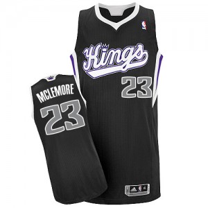 Maillot NBA Noir Ben McLemore #23 Sacramento Kings Alternate Authentic Homme Adidas