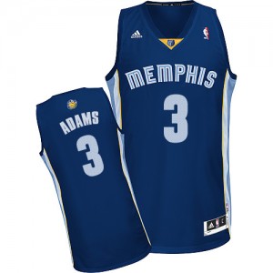 Maillot NBA Memphis Grizzlies #3 Jordan Adams Bleu marin Adidas Swingman Road - Homme