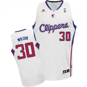 Maillot NBA Swingman C.J. Wilcox #30 Los Angeles Clippers Home Blanc - Homme