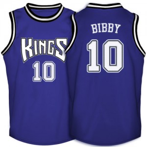 Maillot Adidas Violet Throwback Authentic Sacramento Kings - Mike Bibby #10 - Homme