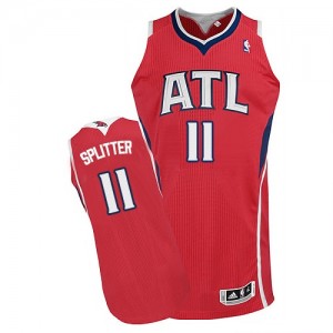 Atlanta Hawks #11 Adidas Alternate Rouge Authentic Maillot d'équipe de NBA boutique en ligne - Tiago Splitter pour Homme