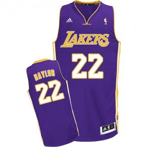 Maillot Adidas Violet Road Swingman Los Angeles Lakers - Elgin Baylor #22 - Homme