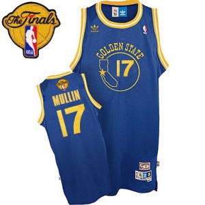 Golden State Warriors #17 Adidas Throwback 2015 The Finals Patch Bleu royal Authentic Maillot d'équipe de NBA la vente - Chris Mullin pour Homme
