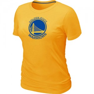 Golden State Warriors Big & Tall Jaune T-Shirts d'équipe de NBA pas cher - pour Femme