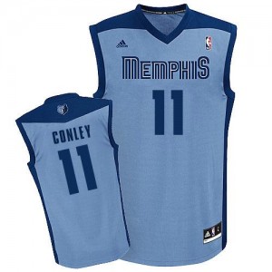 Maillot Adidas Bleu clair Alternate Swingman Memphis Grizzlies - Mike Conley #11 - Homme