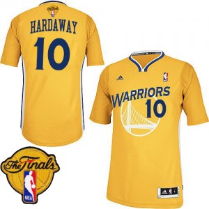 Maillot NBA Swingman Tim Hardaway #10 Golden State Warriors Alternate 2015 The Finals Patch Or - Homme