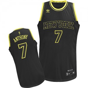 Maillot NBA Swingman Carmelo Anthony #7 New York Knicks Electricity Fashion Noir - Homme