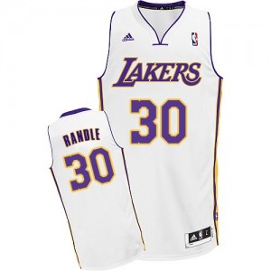 Maillot NBA Blanc Julius Randle #30 Los Angeles Lakers Alternate Swingman Homme Adidas