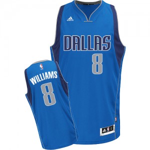 Maillot Swingman Dallas Mavericks NBA Road Bleu royal - #8 Deron Williams - Homme