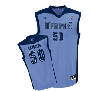 Memphis Grizzlies #50 Adidas Alternate Bleu clair Authentic Maillot d'équipe de NBA Vente - Zach Randolph pour Femme