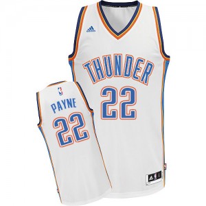 Maillot NBA Oklahoma City Thunder #22 Cameron Payne Blanc Adidas Swingman Home - Homme