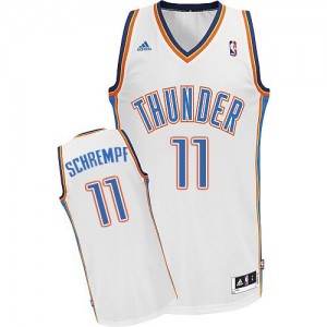 Maillot Swingman Oklahoma City Thunder NBA Home Blanc - #11 Detlef Schrempf - Homme