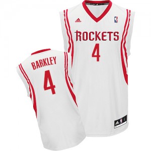 Maillot NBA Swingman Charles Barkley #4 Houston Rockets Home Blanc - Homme