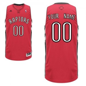 Maillot NBA Toronto Raptors Personnalisé Swingman Rouge Adidas Road - Homme