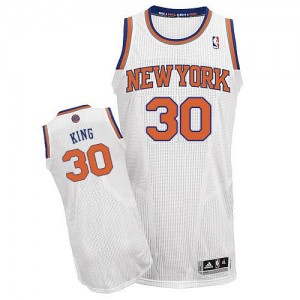 Maillot Adidas Blanc Home Authentic New York Knicks - Bernard King #30 - Homme