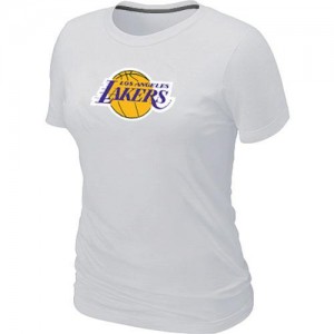 T-Shirts NBA Los Angeles Lakers Big & Tall Blanc - Femme