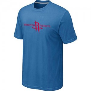 T-shirt principal de logo Houston Rockets NBA Big & Tall Bleu clair - Homme