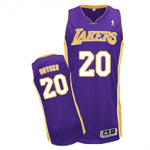 Maillot Authentic Los Angeles Lakers NBA Road Violet - #20 Dwight Buycks - Homme