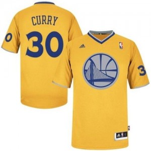 Golden State Warriors Stephen Curry #30 2013 Christmas Day Swingman Maillot d'équipe de NBA - Or pour Homme
