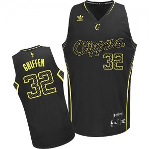 Maillot Swingman Los Angeles Clippers NBA Electricity Fashion Noir - #32 Blake Griffin - Homme