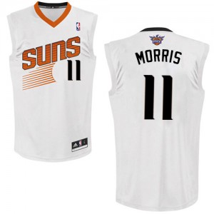 Maillot Adidas Blanc Home Swingman Phoenix Suns - Markieff Morris #11 - Homme
