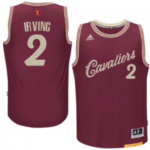 Maillot NBA Swingman Kyrie Irving #2 Cleveland Cavaliers 2015-16 Christmas Day Rouge - Homme