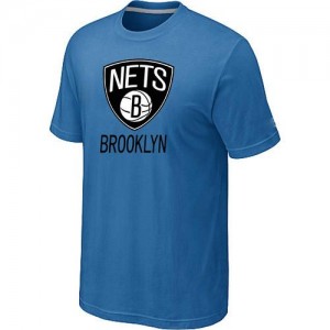 T-Shirts NBA Brooklyn Nets Big & Tall Bleu clair - Homme