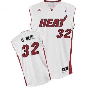 Maillot Swingman Miami Heat NBA Home Blanc - #32 Shaquille O'Neal - Homme