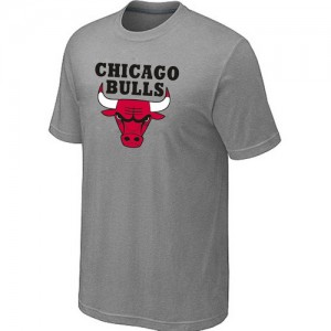Chicago Bulls Big & Tall Gris clair T-Shirts d'équipe de NBA pour pas cher - pour Homme