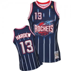 Maillot Authentic Houston Rockets NBA Hardwood Classic Fashion Bleu marin - #13 James Harden - Homme