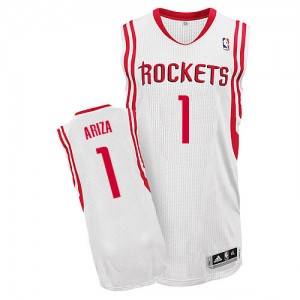 Houston Rockets #1 Adidas Home Blanc Authentic Maillot d'équipe de NBA Peu co?teux - Trevor Ariza pour Homme