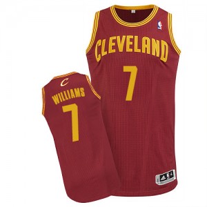 Maillot NBA Cleveland Cavaliers #7 Mo Williams Vin Rouge Adidas Authentic Road - Homme