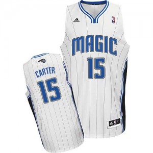 Orlando Magic Vince Carter #15 Home Swingman Maillot d'équipe de NBA - Blanc pour Homme