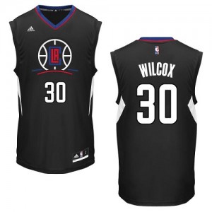 Maillot NBA Authentic C.J. Wilcox #30 Los Angeles Clippers Alternate Noir - Homme