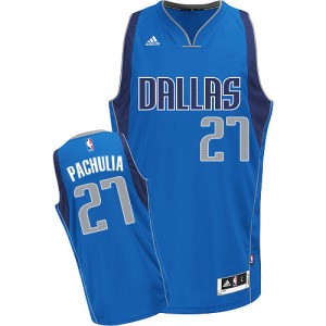 Maillot NBA Swingman Zaza Pachulia #27 Dallas Mavericks Road Bleu royal - Homme