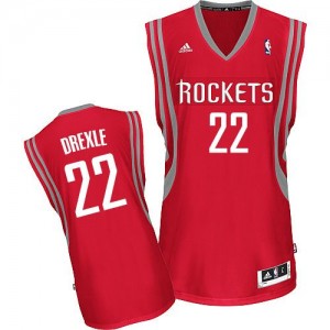 Houston Rockets #22 Adidas Road Rouge Swingman Maillot d'équipe de NBA Prix d'usine - Clyde Drexler pour Homme
