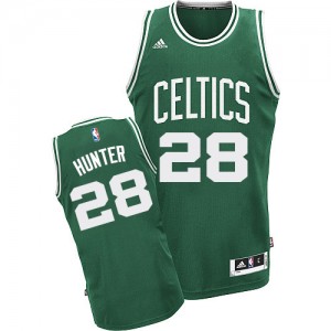 Maillot Adidas Vert (No Blanc) Road Swingman Boston Celtics - R.J. Hunter #28 - Homme