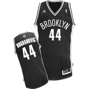 Maillot NBA Swingman Bojan Bogdanovic #44 Brooklyn Nets Road Noir - Homme